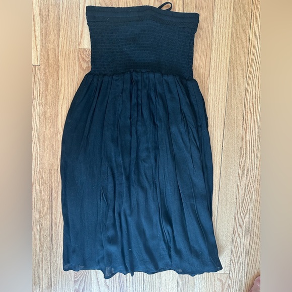 Lulus Summer Kind of Wonderful Black Smocked Midi Skirt - Picture 6 of 6